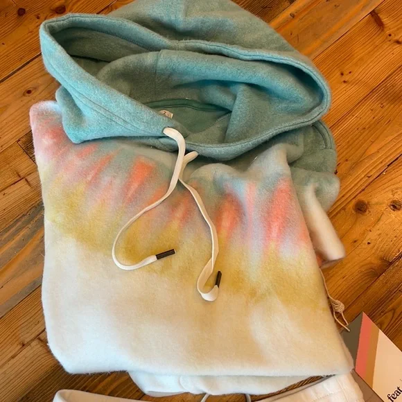 Kristin Cavallari X feat Retro stripe blanket hoodie XS - Picture 10 of 10